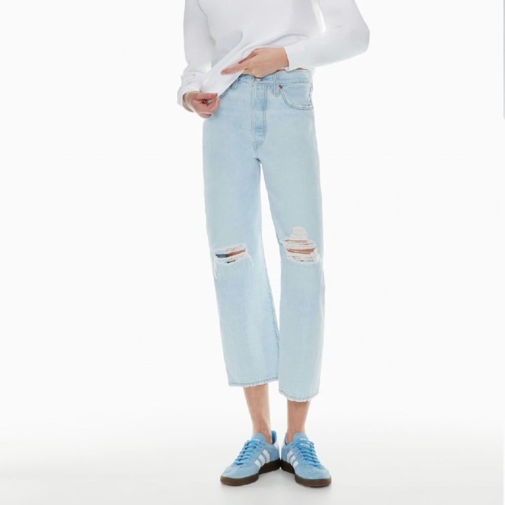 Levis Ribcage Straight Ankle Ojai Shore 26